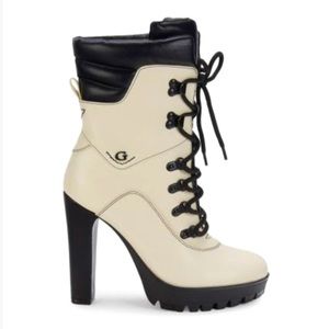 Lace up Guess Booties/ Brand New